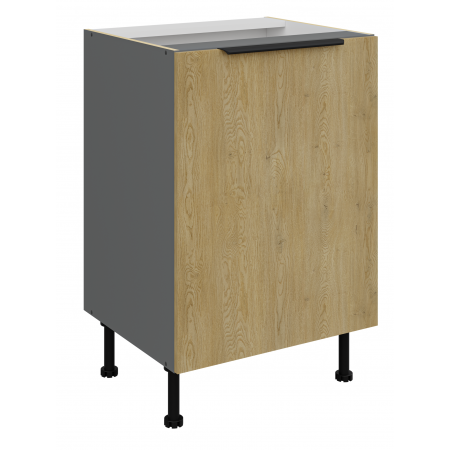 Szafka dolna 60 cm CREMA dąb cremona / antracyt 60 D 1F BB